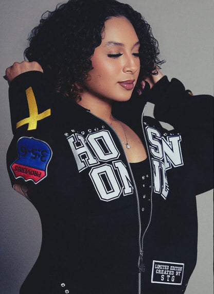 Chosen One Zip Up - Black