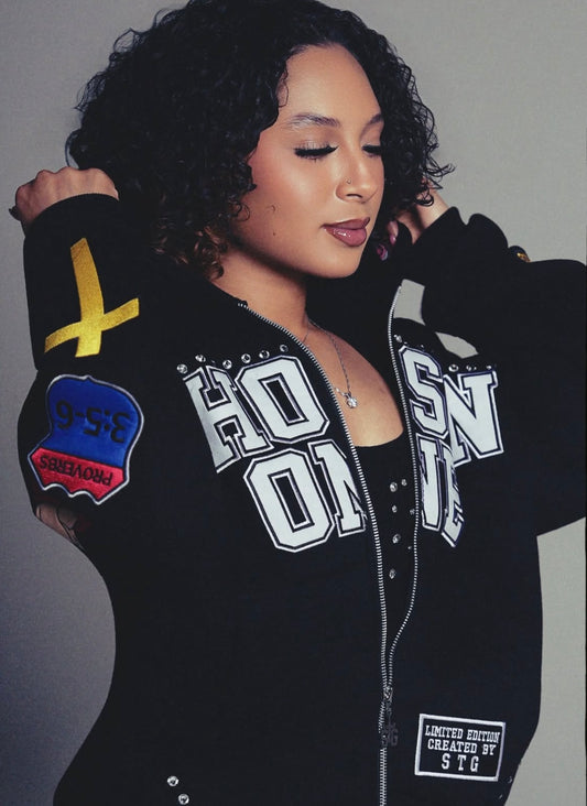 Chosen One Zip Up - Black
