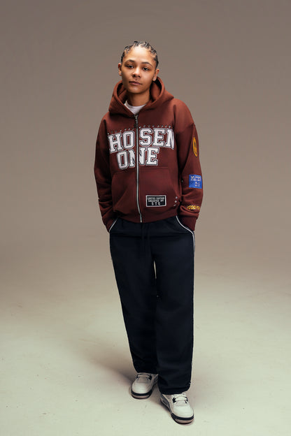 Chosen One Zip Up - Brown