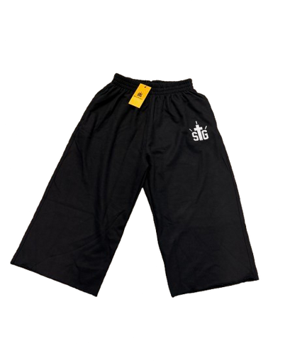 3/4 Sweatshorts - Black