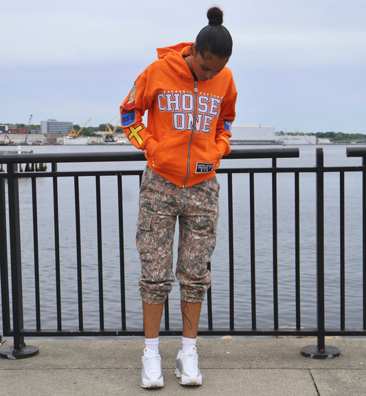 Chosen One Zip Up - Orange