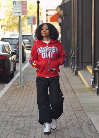 Chosen One Zip Up - Red